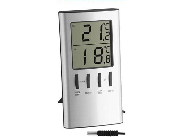 TFA - Termometer - digital - silver