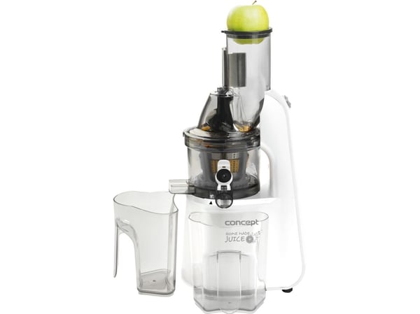 Concept LO-7066, Saft presse, Sølv, Hvit, 60 RPM, 1 l, 1 l, 7,5 cm
