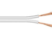 MicroConnect - Kaiutinkaapeli - 1.5 mm² - paljas johdin paljaaseen johtimeen - 100 m - valkoinen - CCA (kuparipinnoitettu alumiini)