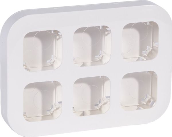 Legrand-työasema kuusiportainen FORIX valkoinen - 782496