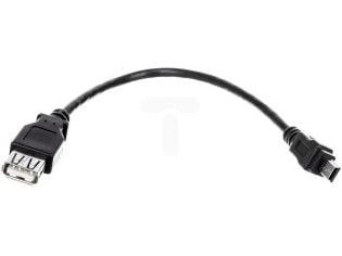 Goobay 0.2m USB 2.0, 0.2 m, USB A, Mini-USB B, uros/naaras, musta
