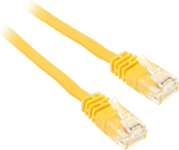 InLine 71601Y, 1m, Cat6, U/UTP (UTP)