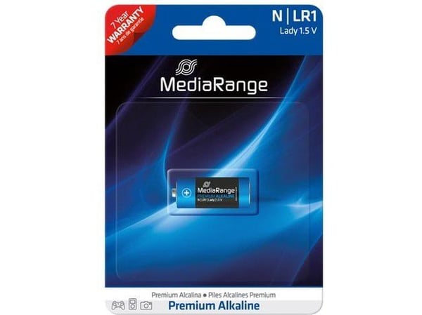 MediaRange Premium - Batteri LR1 - Alkalisk - 700 mAh