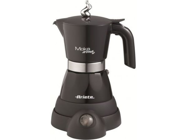 Ariete 1358 Moka Aroma Elettrica - Elektrisk siler - 4 kopper - svart