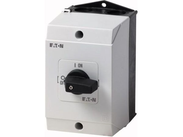 Eaton T0-1-8200/I1, Vipukytkin, 1P, Musta, Valkoinen, IP65, 80 mm, 102 mm