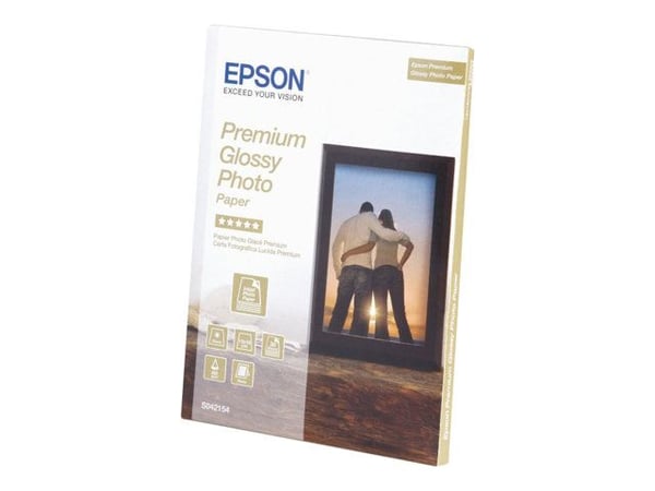 Epson Premium Glossy Photo Paper - Blank - 130 x 180 mm - 255 g/m² - 30 ark fotopapper - för EcoTank ET-1810, 2810, 2811, 2814, 2815, 2820, 2825, 2...