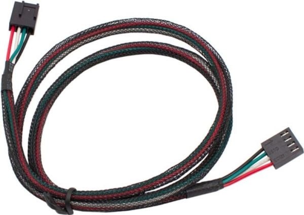 Aqua - Strömkabel till fläkt - 4-stifts PWM (hona) till 4-stifts PWM (hona) - 70 cm