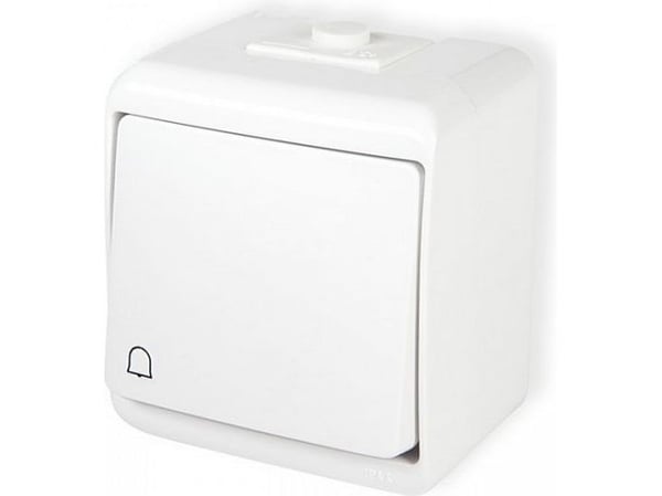 Karlik WHE-4, Tryckknappsbrytare, IP54, 250 V, 10 A