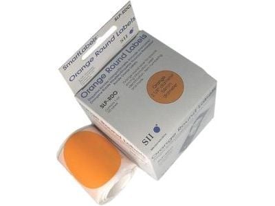 Seiko Instruments SLP-RDO - Oransje - 54 mm rund 120 etikett(er) (1 rull(er) x 120) runde etiketter - for Smart Label Printer 440, 440 Office Admin...