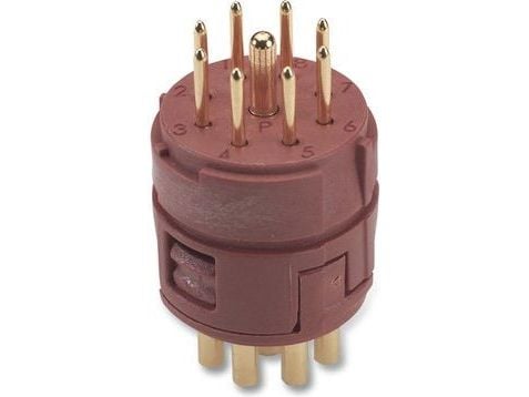 Lapp EPIC SIGNAL M23, suora, uros-/naarasliitin, 150 V, 7 A, ruskea, metallia