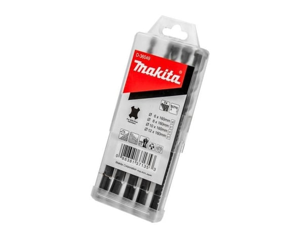 MAKITA borr-/mejselsats SDS+ 5 delar