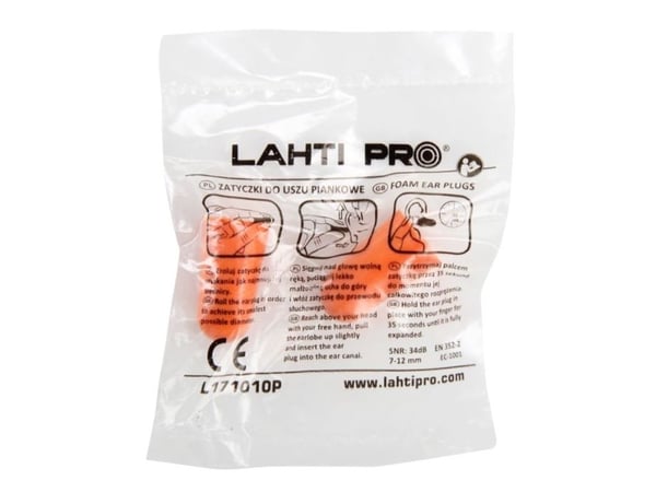 Lahti Pro øreplugger i skum 5 par L171010K
