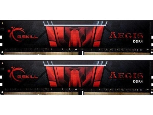 G.Skill AEGIS - DDR4 - sats - 16 GB: 2 x 8 GB - DIMM 288-pin - 2666 MHz / PC4-21300 - CL19 - 1.2 V - ej buffrad - icke ECC