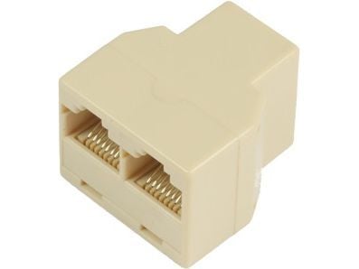 MicroConnect Y-ADAPTER - Nätverksdelare - RJ-45 (hona) till RJ-45 (hona)