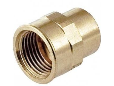 Viega övergångsmuff 22 mm x 1" brons - 102470