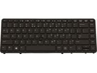 HP DualPoint - Tastatur - bakbelysning - Nederlandsk - for EliteBook 840 G1 Notebook; ZBook 15u G2 Mobile Workstation