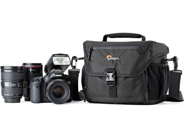 Lowepro Nova 180 AW II - Axelremsväska för digitalkamera med objektiv - svart