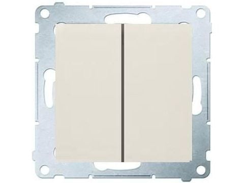 Kontakt-Simon DW5.01/41, Muovi, Valkoinen, IP20, IP44, 250 V, 10 A, 75 mm