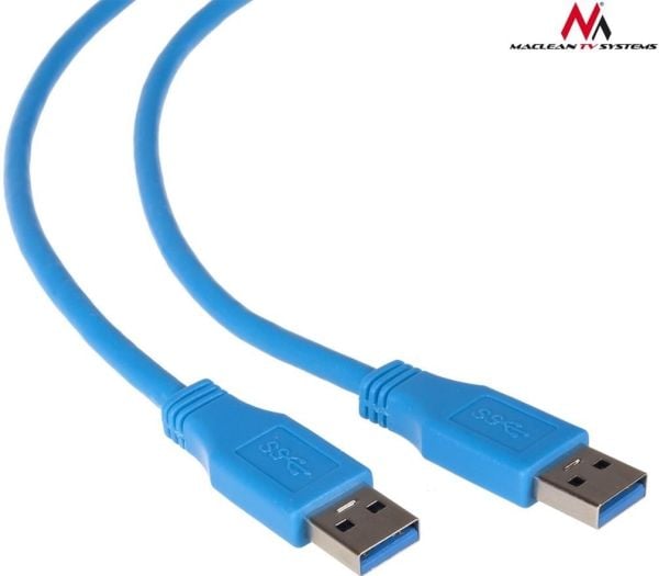 Maclean MCTV-582, 1,8 m, USB A, USB A, USB 3.2 Gen 1 (3.1 Gen 1), 5000 Mbit/s