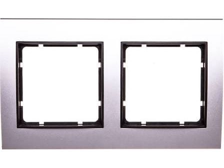 Berker 10123004, Aluminium, Anthracit, Aluminium, Skrueløs, Berker, Mat, 1 stk