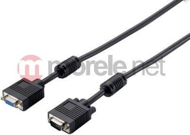 Equip 118804, 10 m, VGA (D-Sub), VGA (D-Sub), VGA (D-Sub), Hanstik, Hunstik, Musta
