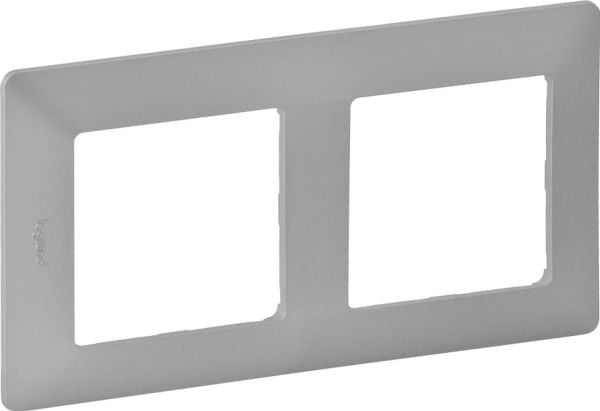 Legrand kaksoiskehys Valena Life alumiini (754132)