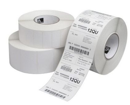 Zebra Z-Perform 1000D - Papir - permanent selvklebende - ubestrøket - 102 x 38 mm 21480 etikett(er) (12 rull(er) x 1790 etiketter) - for Zebra GX42... Zebra Z-Perform 1000D - Papir - permanent selvklebende - ubestrøket - 102 x 38 mm 21480 etikett(er) (12 rull(er) x 1790 etiketter) - for Zebra GX42...