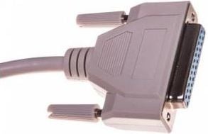 ASSMANN - Seriell/parallell-forlengelseskabel - DB-25 (hann) til DB-25 (hunn) - 10 m - formstøpt, tommelskruer - beige