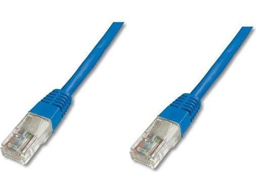 Digitus DK-1511-005/B, 0,5 m, Cat5e, U/UTP (UTP), RJ-45, RJ-45, Blå
