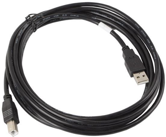 Lanberg - USB-kabel - USB (hann) til USB-type B (hann) - USB 2.0 - 3 m - svart