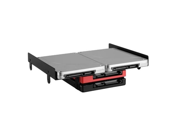 Sharkoon 5.25" BayExtension - Uttagbar harddiskramme - fra 5,25" til 3,5" / 2,5" - svart