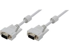 LogiLink 10m, VGA/VGA, M/M, 10 m, VGA (D-Sub), VGA (D-Sub), Grå, Hankjønn/hankjønn