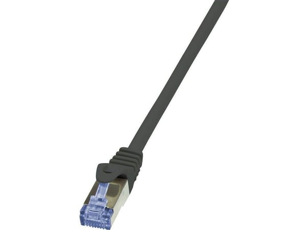 LogiLink CQ4143S, CAT6a, 50 m, S/FTP (S-STP), RJ-45, sort
