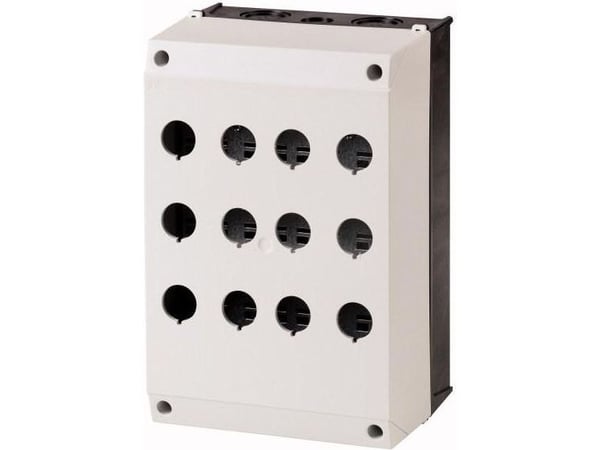 Eaton kasettikotelo 12-reikäinen 22mm IP67 harmaa M22-I12 (222688)