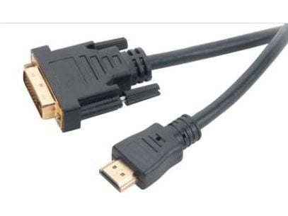 Akasa AK-CBHD06-20BK - Adapterkabel - HDMI hann til DVI-D hann - 2 m - dobbeltisolert - svart