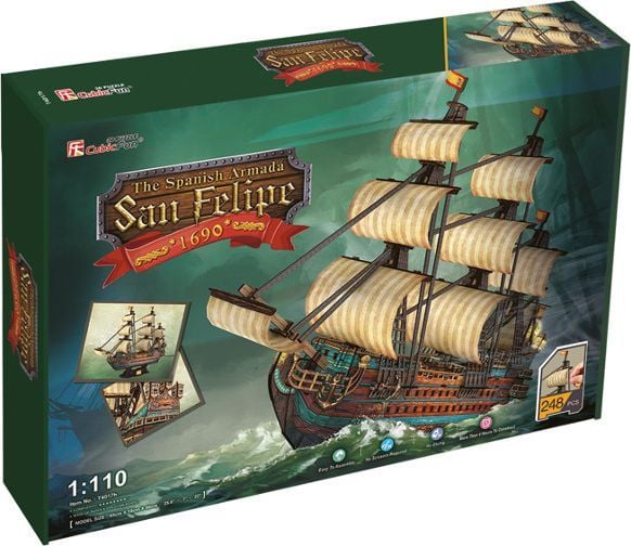 Cubicfun 3D-puslespill Zaglowiec The Spanish Armada – T4017H