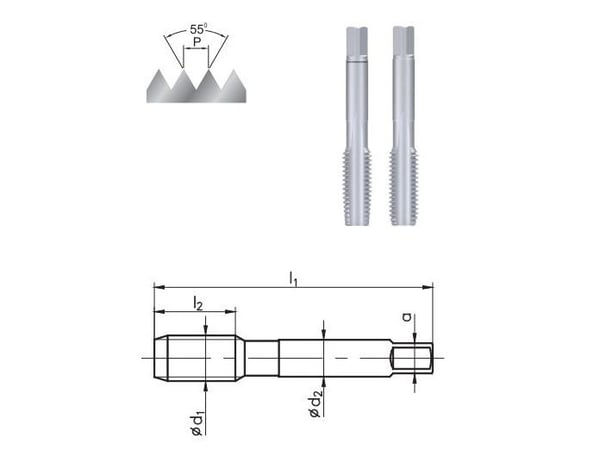 Fanar Tuuman käsikierukka 5/8" 2kpl (A1-220001-3133)