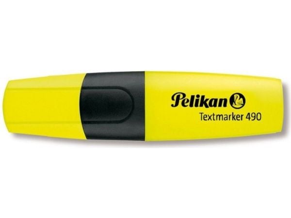 Pelikan 490 Textmarker, 1 styck, Gul, Gul, Polypropylen (PP)