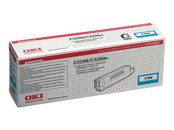OKI - Cyan - original - tonerpatron - for C3200, 3200 Design, 3200n