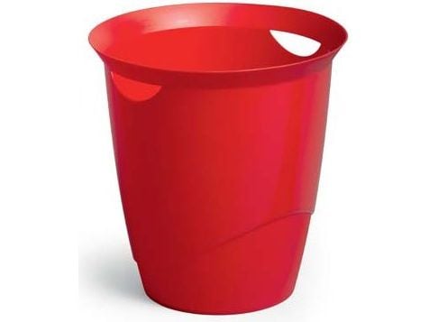 DURABLE TREND - Avfallskurv - 16 L - håndtak - opak rød