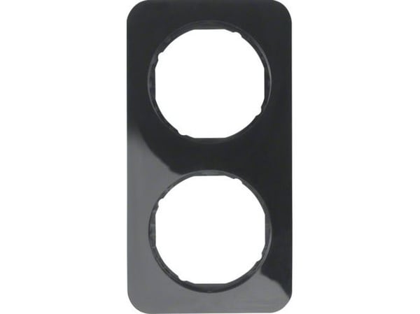 Berker 10122145, Musta, Ruuviton, Berker, 1 kpl
