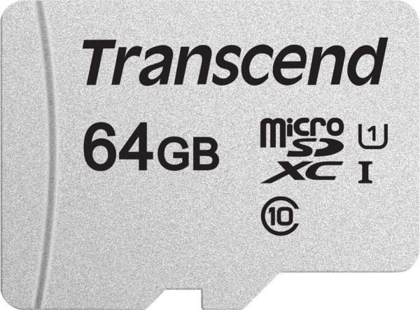 Transcend 300S - Flashminnekort - 64 GB - UHS-I U1 / Class10 - microSDXC