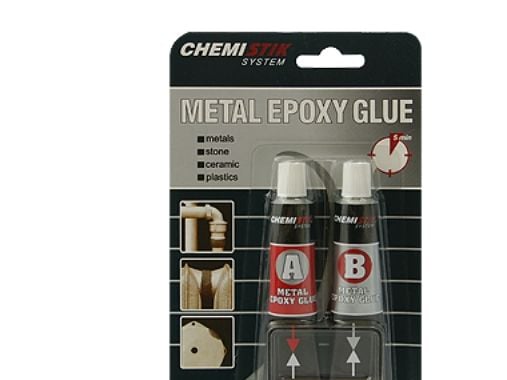 Chemistik 2-komponent epoksy-lim METAL EPOXY GLUE 5 min. 40 g