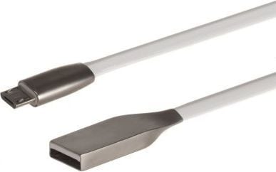 Maclean USB-kaapeli USB A -> Micro USB Valkoinen 1m (MCTV-833W)