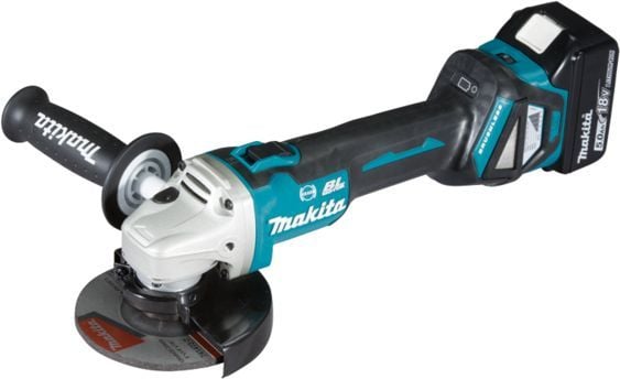Makita DGA513RTJ - Vinkelsliper - trådløs - 125 mm - 2 batterier - 18 V