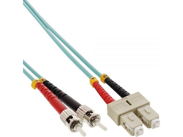 InLine SC/ST, OM3, 2m, 2m, OM3, 2x SC, 2x ST
