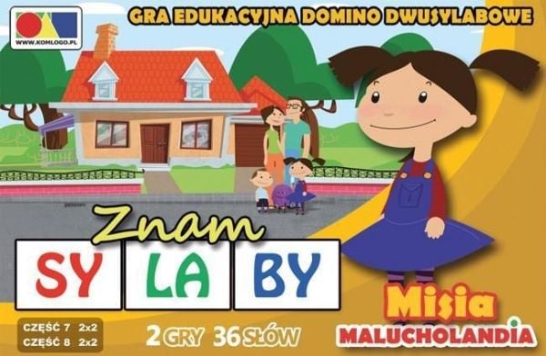 Domino-spill - I know the syllables. del 7 og 8 - Bamse-sett