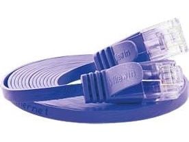 SLIM patchkabler SLIM UTP nettverkskabel lilla 0,25 m Cat6 U/UTP (UTP) (PKW-SLIM-KAT6 0,25 VT)