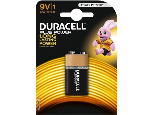 Duracell 6LR61, Engangsbatteri, 9V, Alkalinsk, 9 V, 1 stykker, Prismatisk