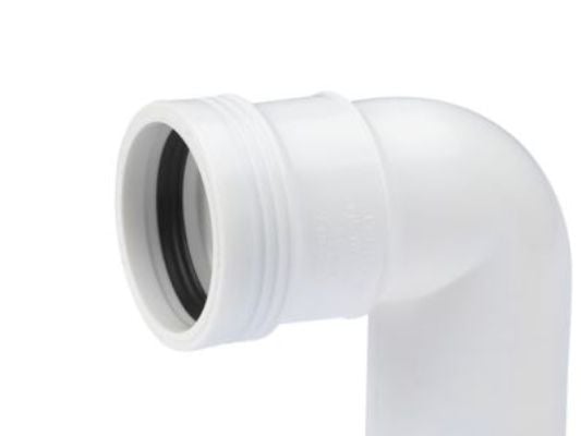 Wavin PP bøjning 88,5 grader Ø 32 mm hvid